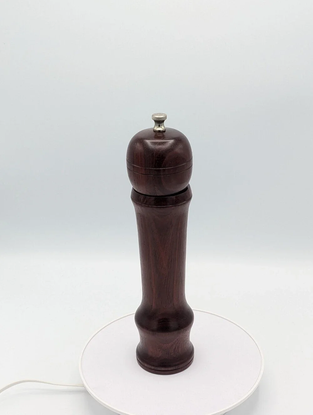 Hand-Turned Mid-Century Bloodwood Pepper Mill